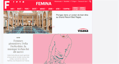 Desktop Screenshot of mobile.femina.ch