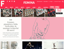 Tablet Screenshot of mobile.femina.ch
