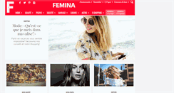 Desktop Screenshot of femina.ch