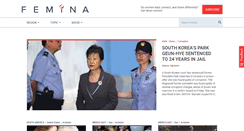 Desktop Screenshot of femina.com