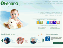 Tablet Screenshot of femina.com.br